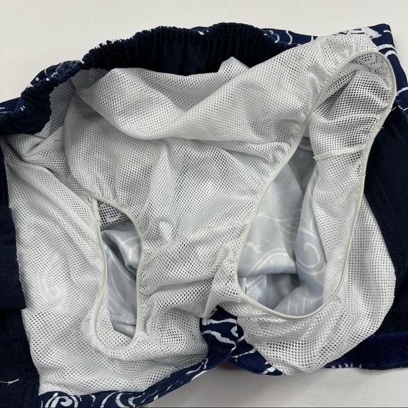 Nautica Shorts Swim Trunks Fishing Sailing Beach Ocean Pool Resort Vacation Navy - Picture 15 of 15